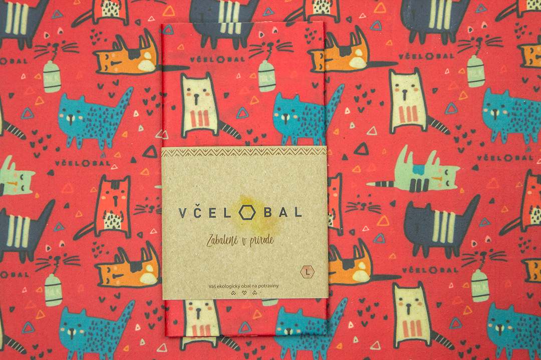 Včelobal voskovaný ubrousek - Zvířátka, velikost L