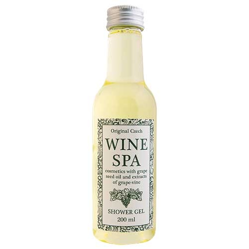 Kosmetika Wine Spa – gel 200 ml, šampon 200 ml a pěna 200 ml