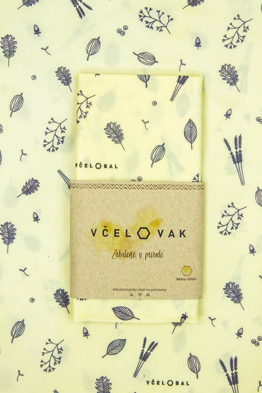 Včelovak voskovaný sáček - Luční květiny, velikost M