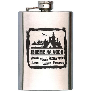 Placatka na alkohol 200 ml - jedeme na vodu